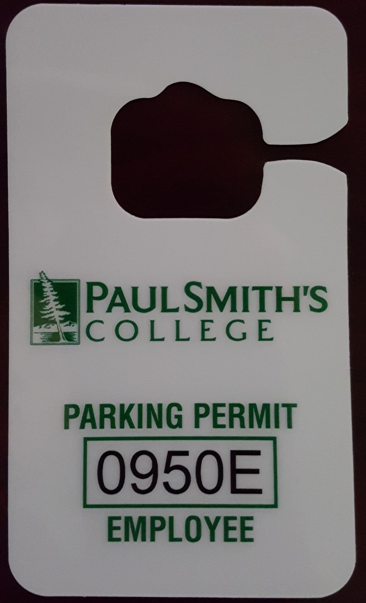 Employee Parking Permit