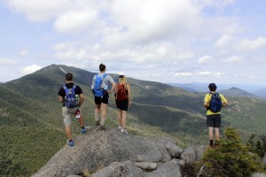 Mitch, Hanna, Henrike and Dominic atop Grace Peak.