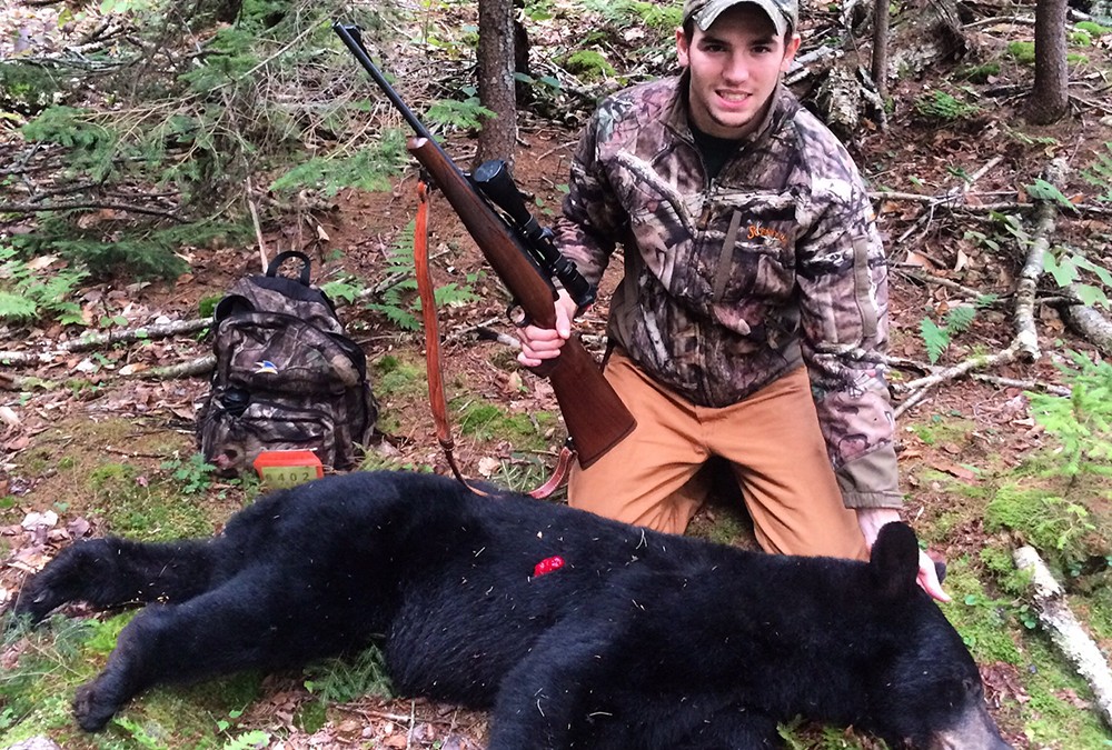 Student who shot black bear