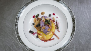 A plate of food