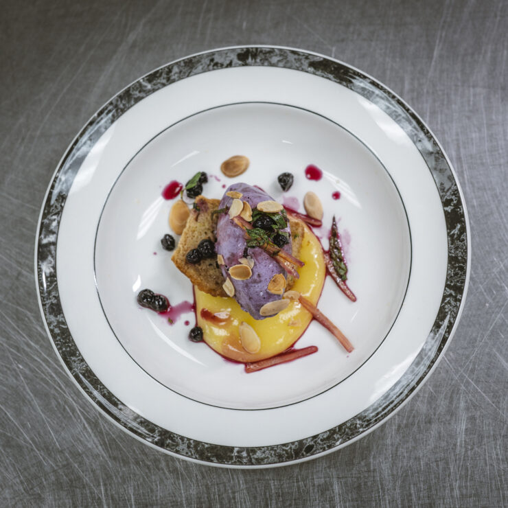A plate of food