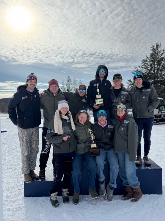 A group with trophies