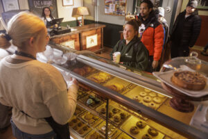 People in a bakery