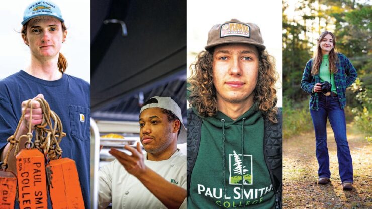 A collage of student portraits