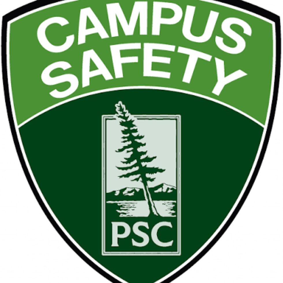 A badge that says Campus Safety